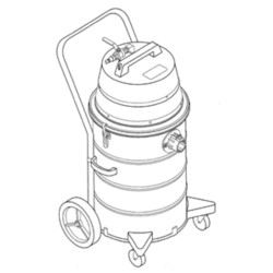 Manual Minuteman X705 Series Air Oper. HEPA 15 Gal